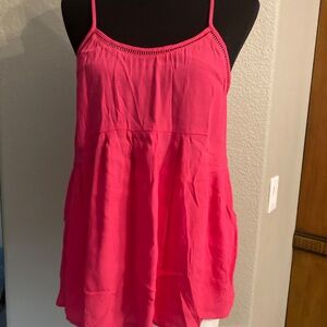 Forever 21  Strappy Summer top Fushia Size Large With details